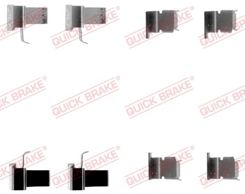 QUICK BRAKE Комплектующие, колодки дискового тормоза 109-1262